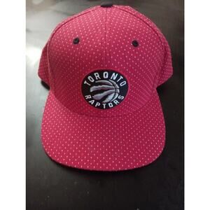 Mitchell & Ness Hat Snapback Toronto Raptors Red with White Dot Print